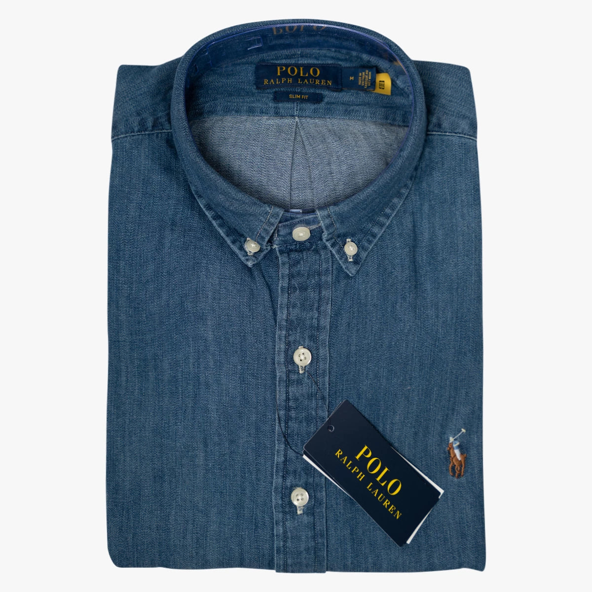 Ralph Lauren Overhemd denim blauw