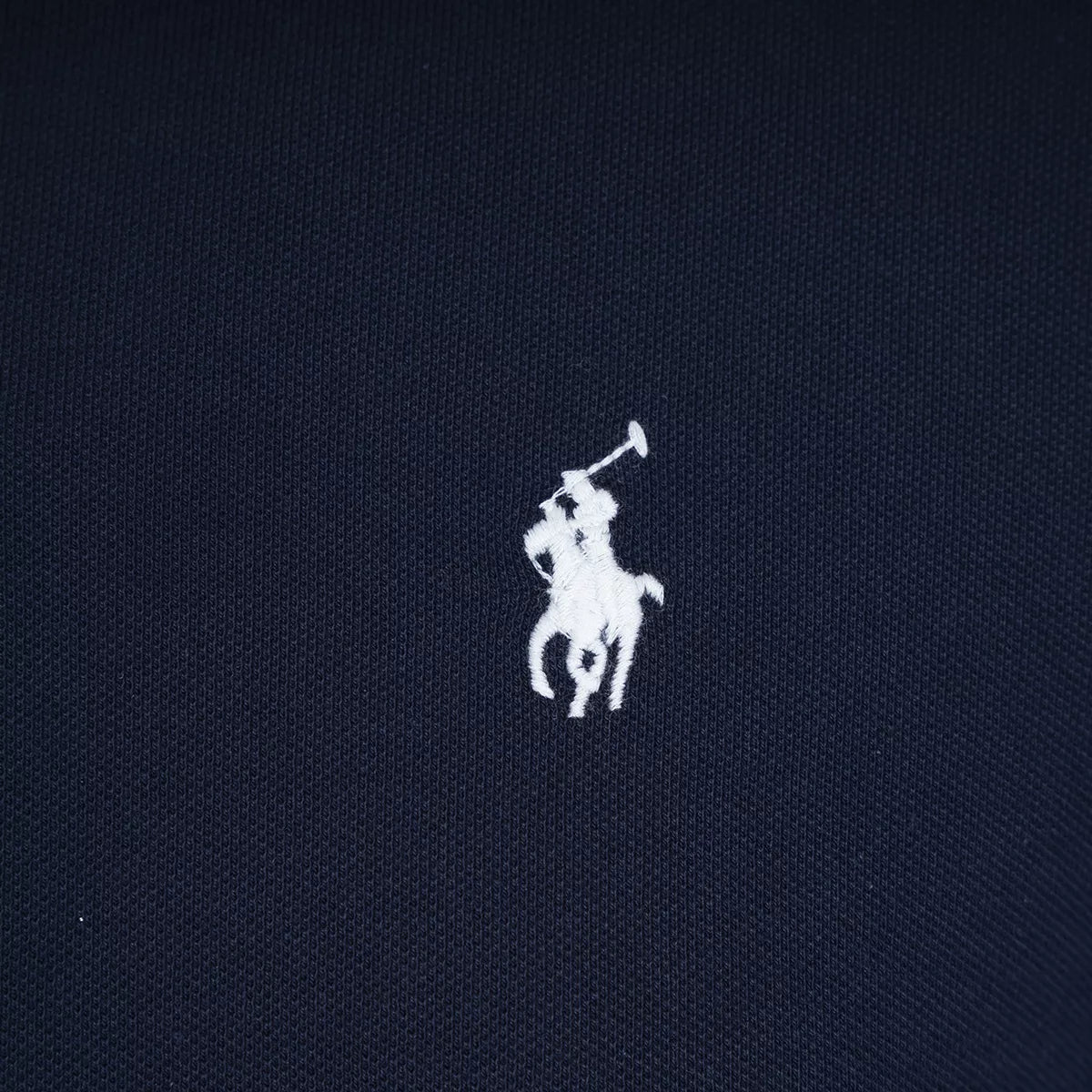 Ralph Lauren Polo Lange Mouwen Donkerblauw | Custom Slim Fit