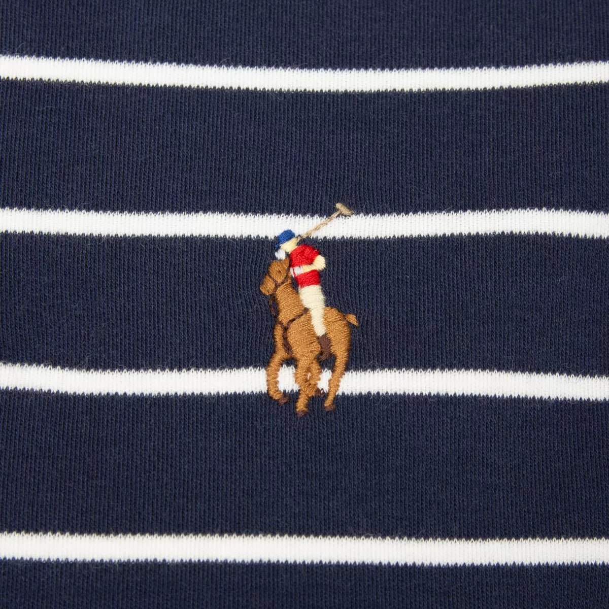 Ralph Lauren Polo donkerblauw gestreept