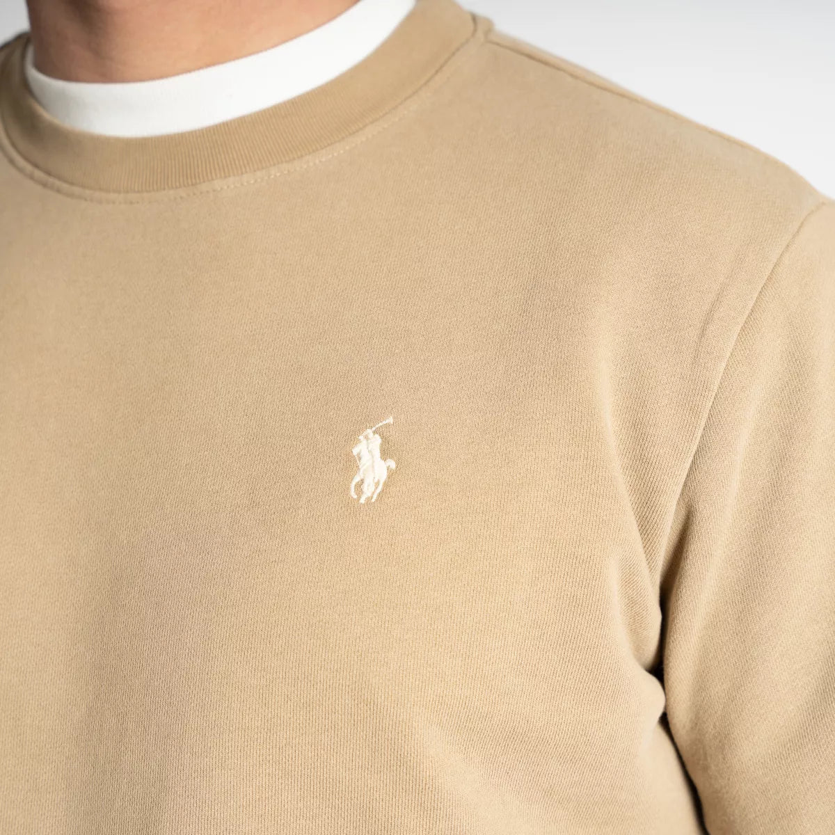 Ralph Lauren Sweater Beige | Loopback Fleece