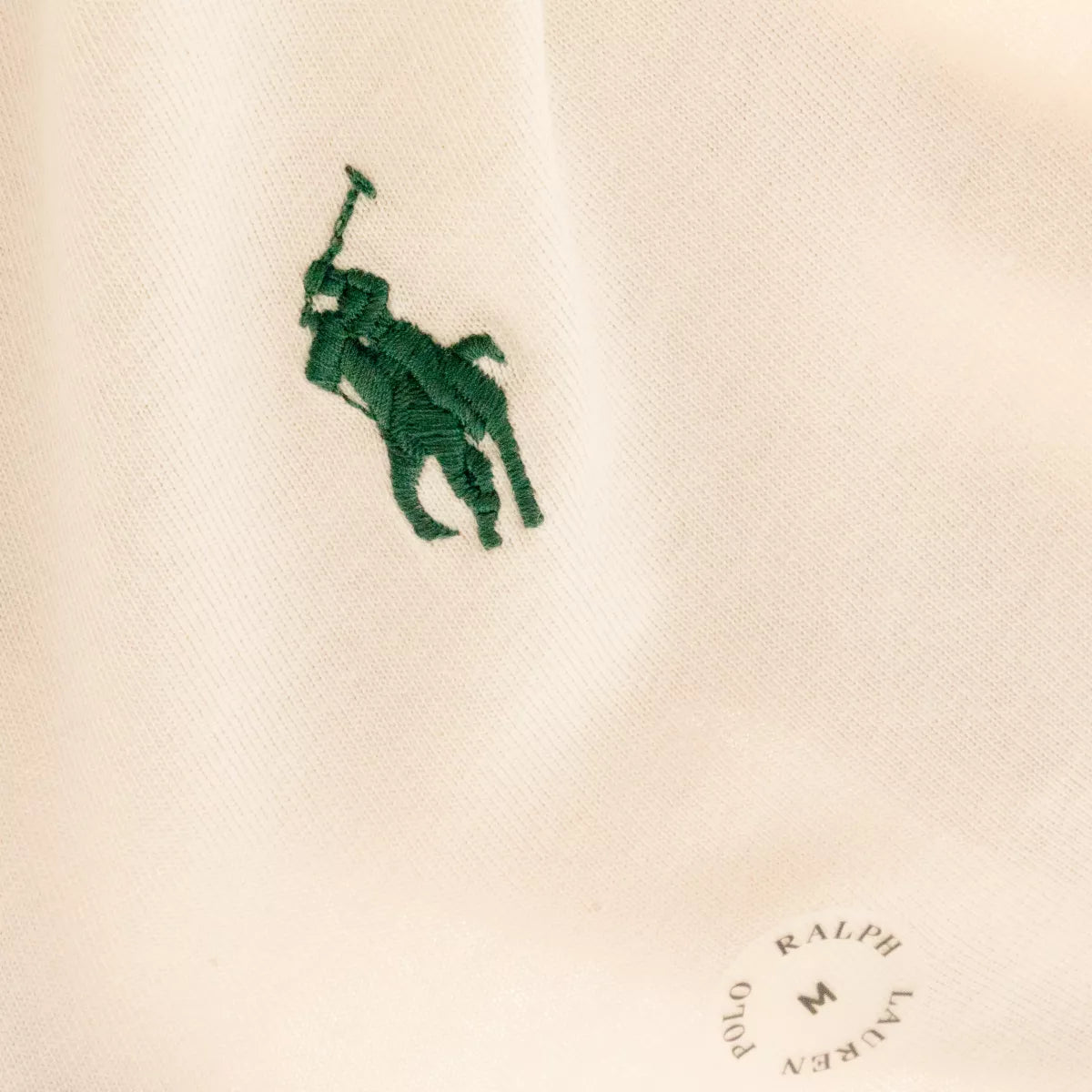 Ralph Lauren T-Shirt Creme | Custom Slim Fit