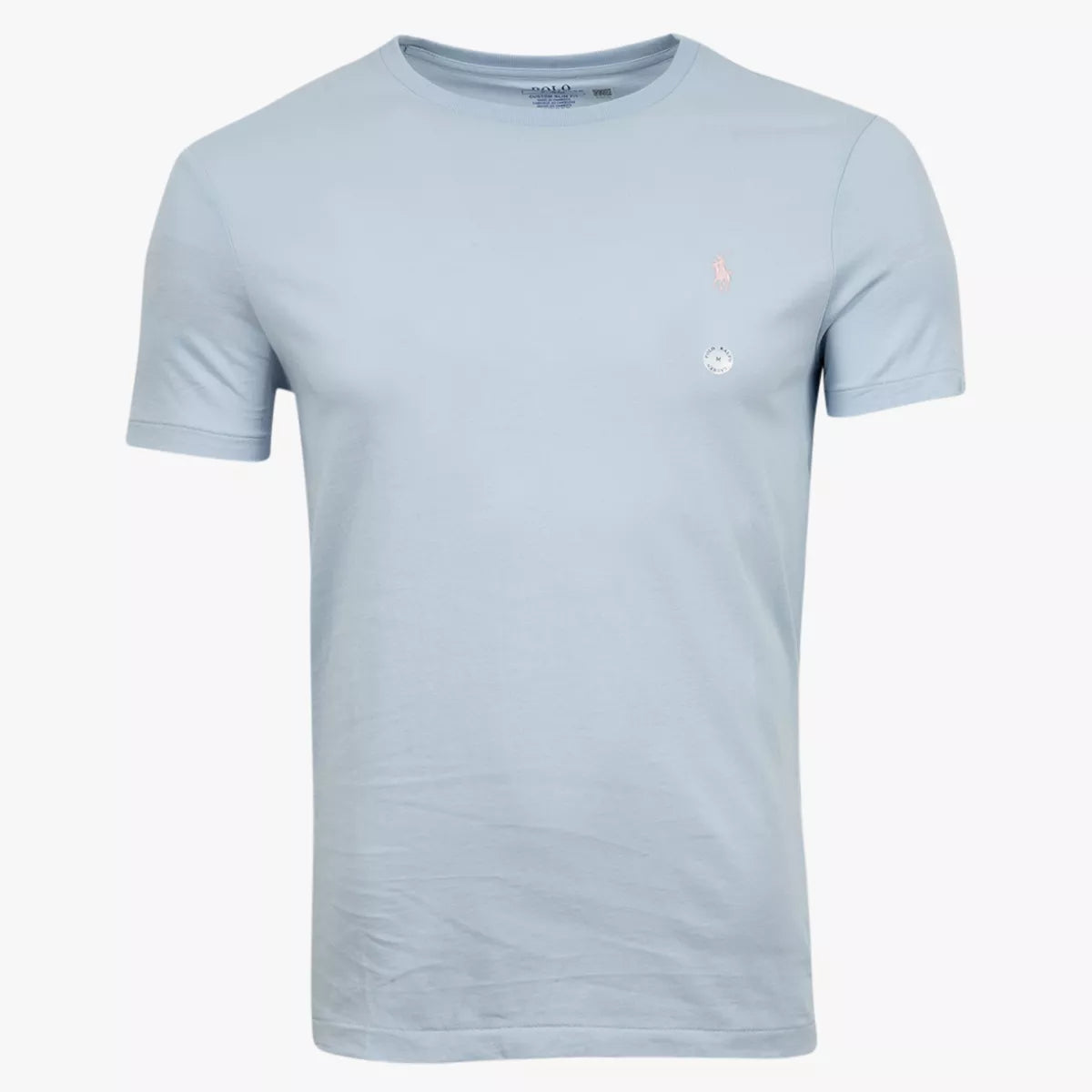 Ralph Lauren T-Shirt Lichtblauw | Custom Slim Fit