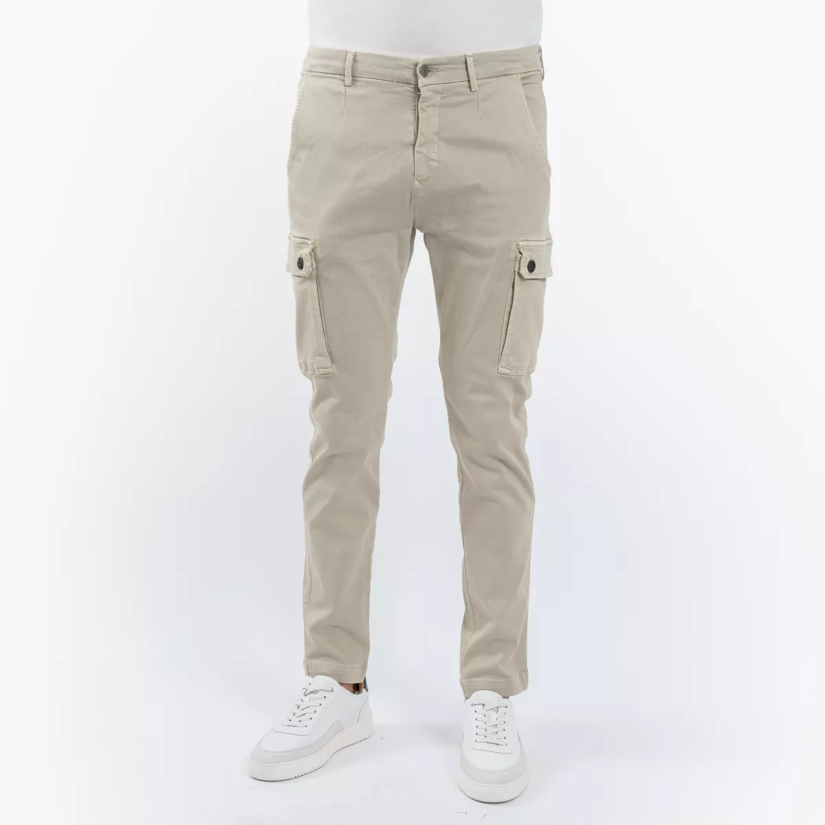 Replay Cargobroek Beige | Jaan Slim Fit