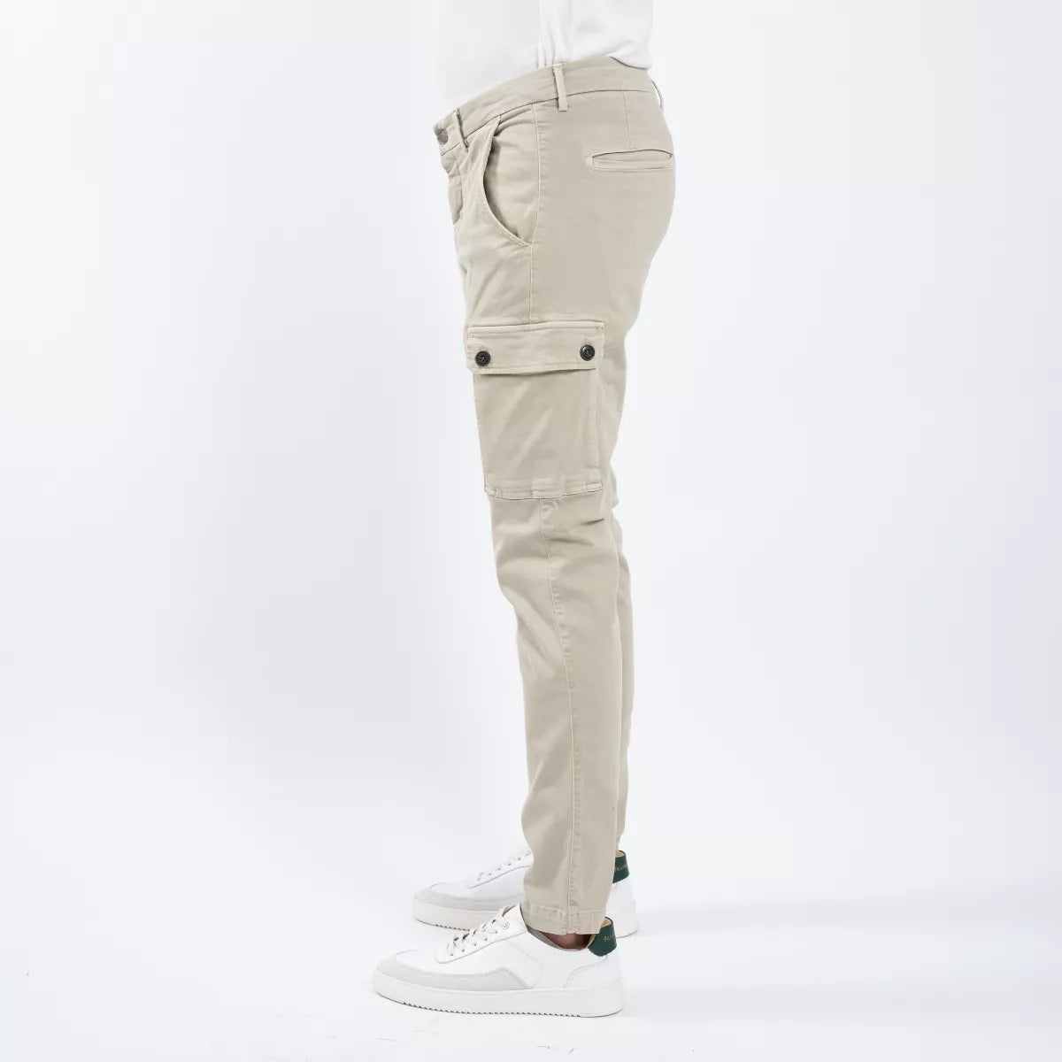 Replay Cargobroek Beige | Jaan Slim Fit