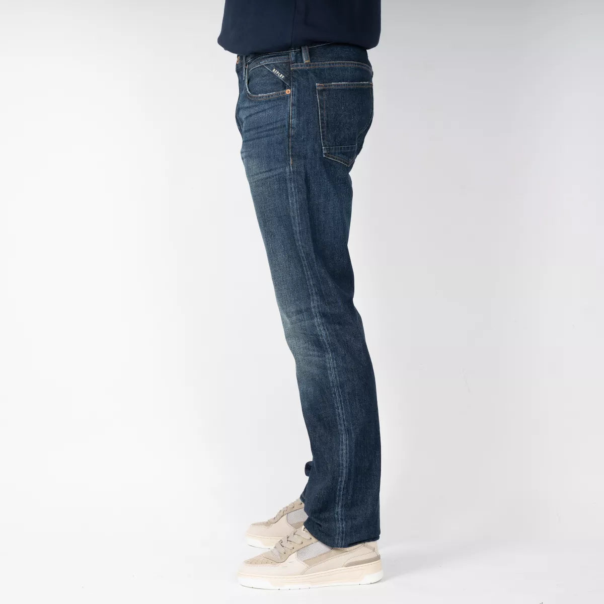 Replay Jeans Donkerblauw | Sartoriale Relaxed Fit