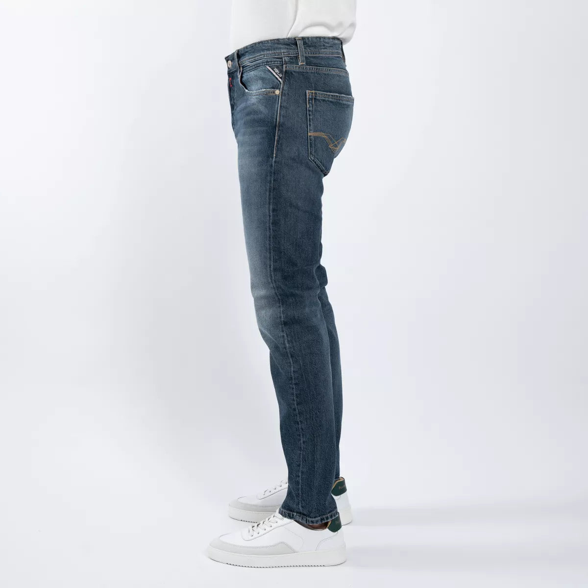 Replay Jeans Donkerblauw | Straight Fit Grover