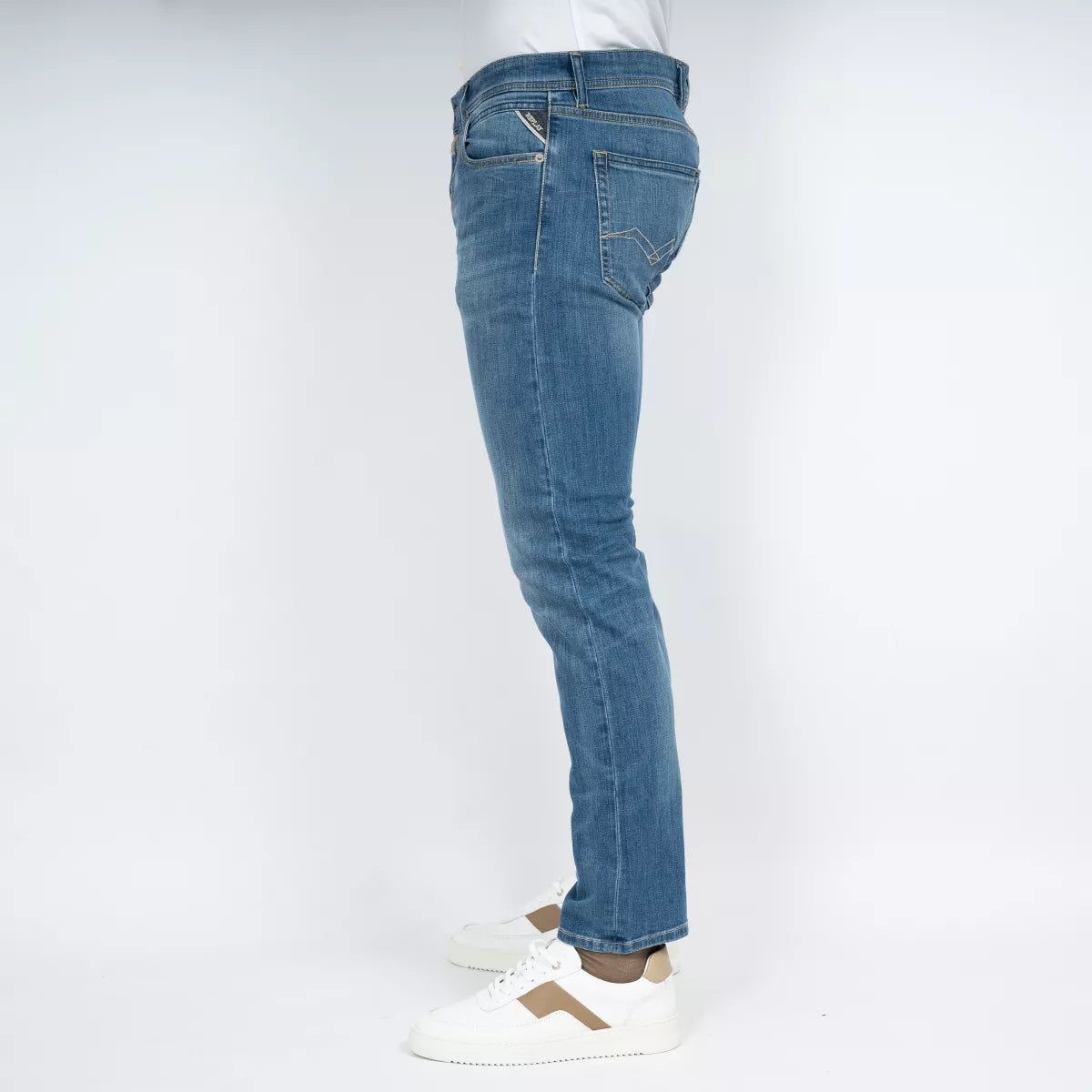 Replay Jeans Middenblauw | Grover Straight Fit