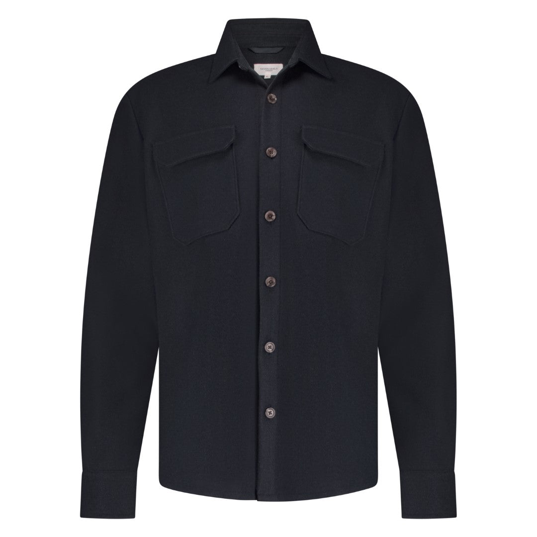 SEVEN DIALS Overshirt Donkerblauw | Kent