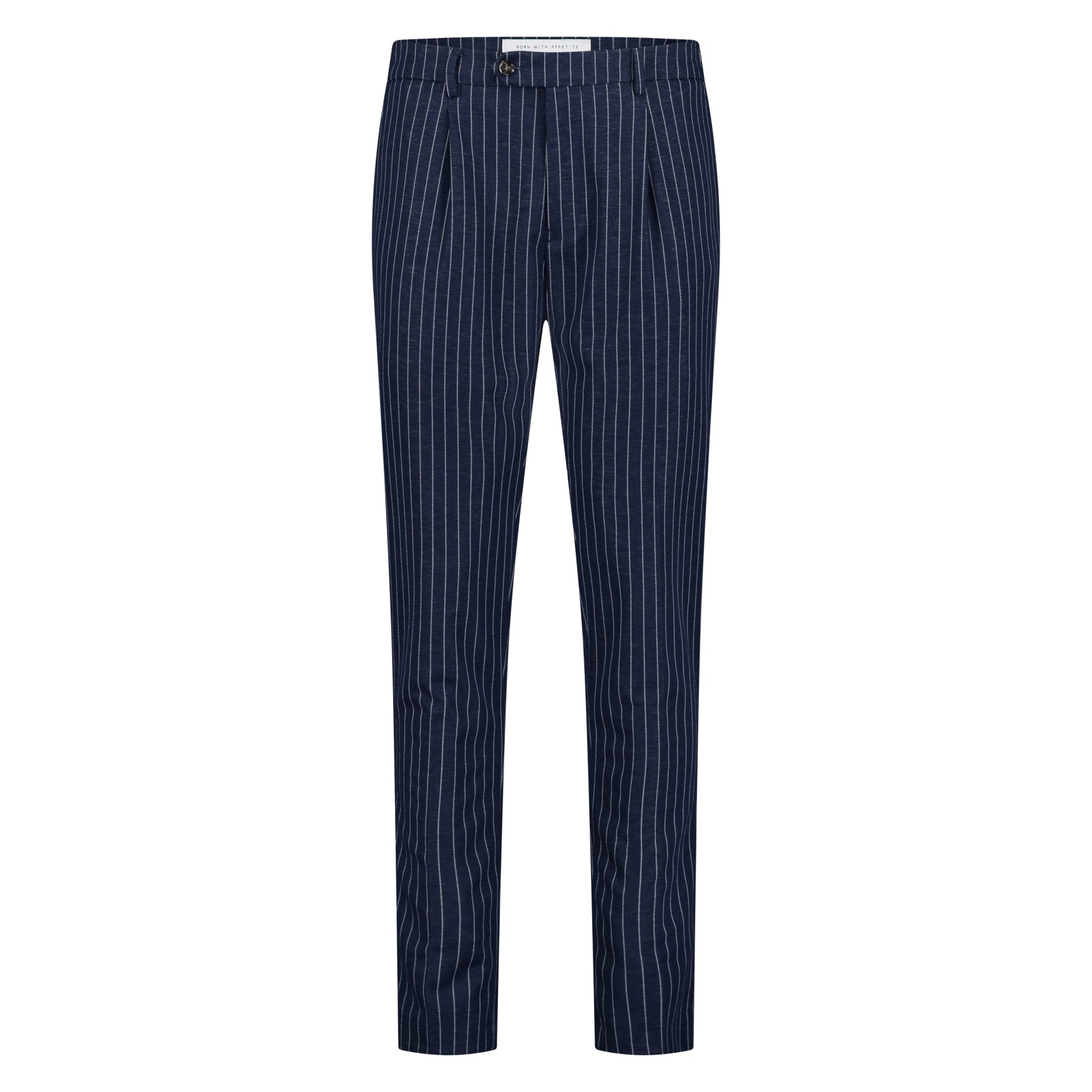 SEVEN DIALS Chino Donkerblauw Gestreept | Murdo