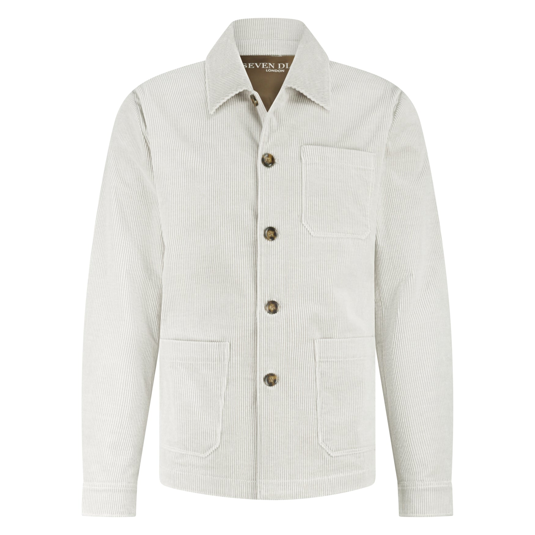 SEVEN DIALS Overshirt Grijs | Bamerson