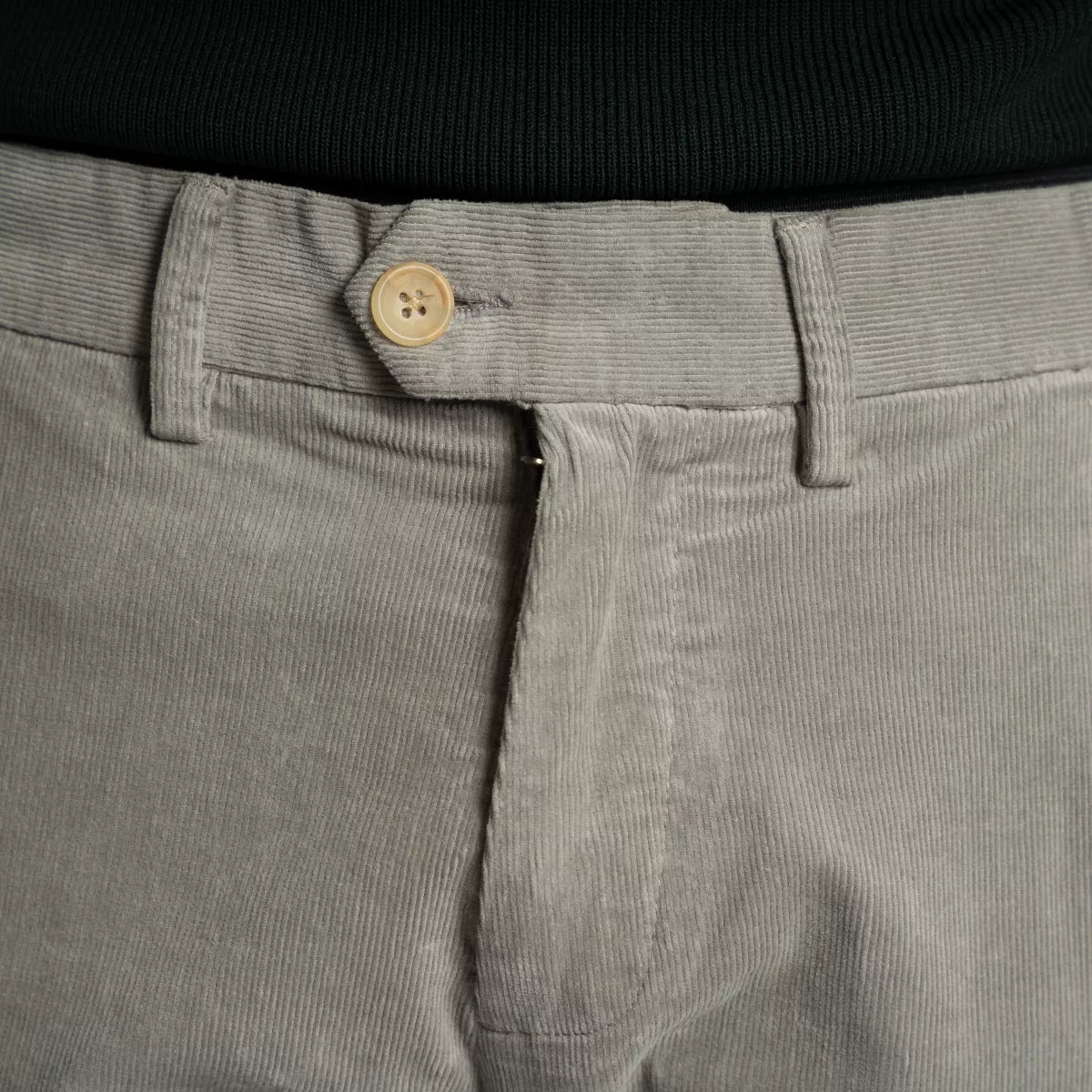 SEVEN DIALS Cargobroek Corduroy Lichtgrijs | Milo