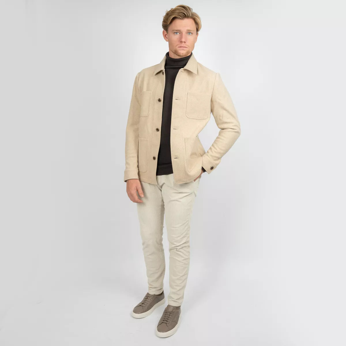 SEVEN DIALS Overshirt Beige | York