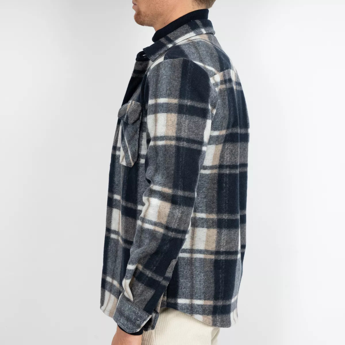 SEVEN DIALS Overshirt Blauw Geruit | Yaris