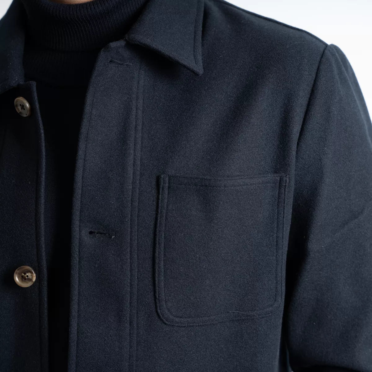 SEVEN DIALS Overshirt Donkerblauw | York