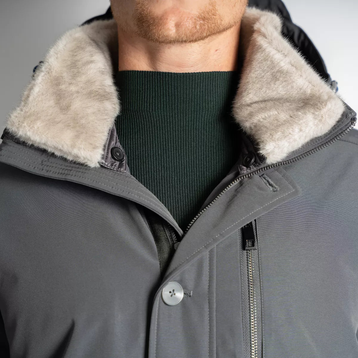 SEVEN DIALS Parka Antraciet | Zeke