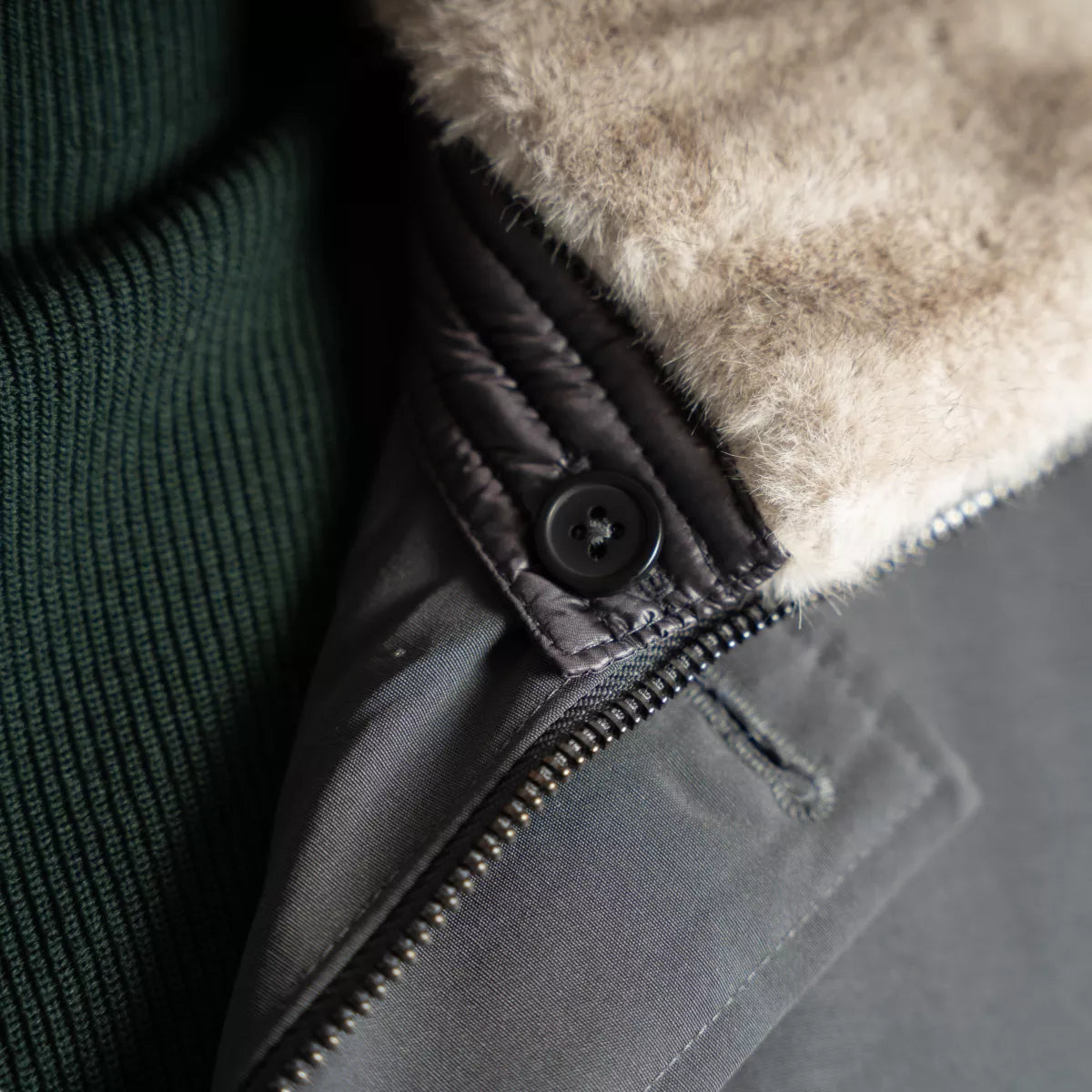 SEVEN DIALS Parka Antraciet | Zeke