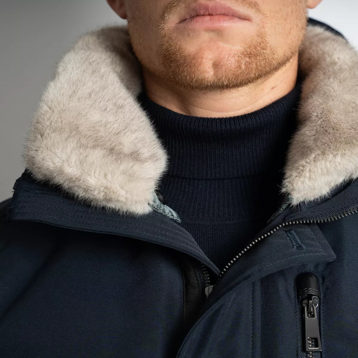 SEVEN DIALS Parka Donkerblauw | Zeke