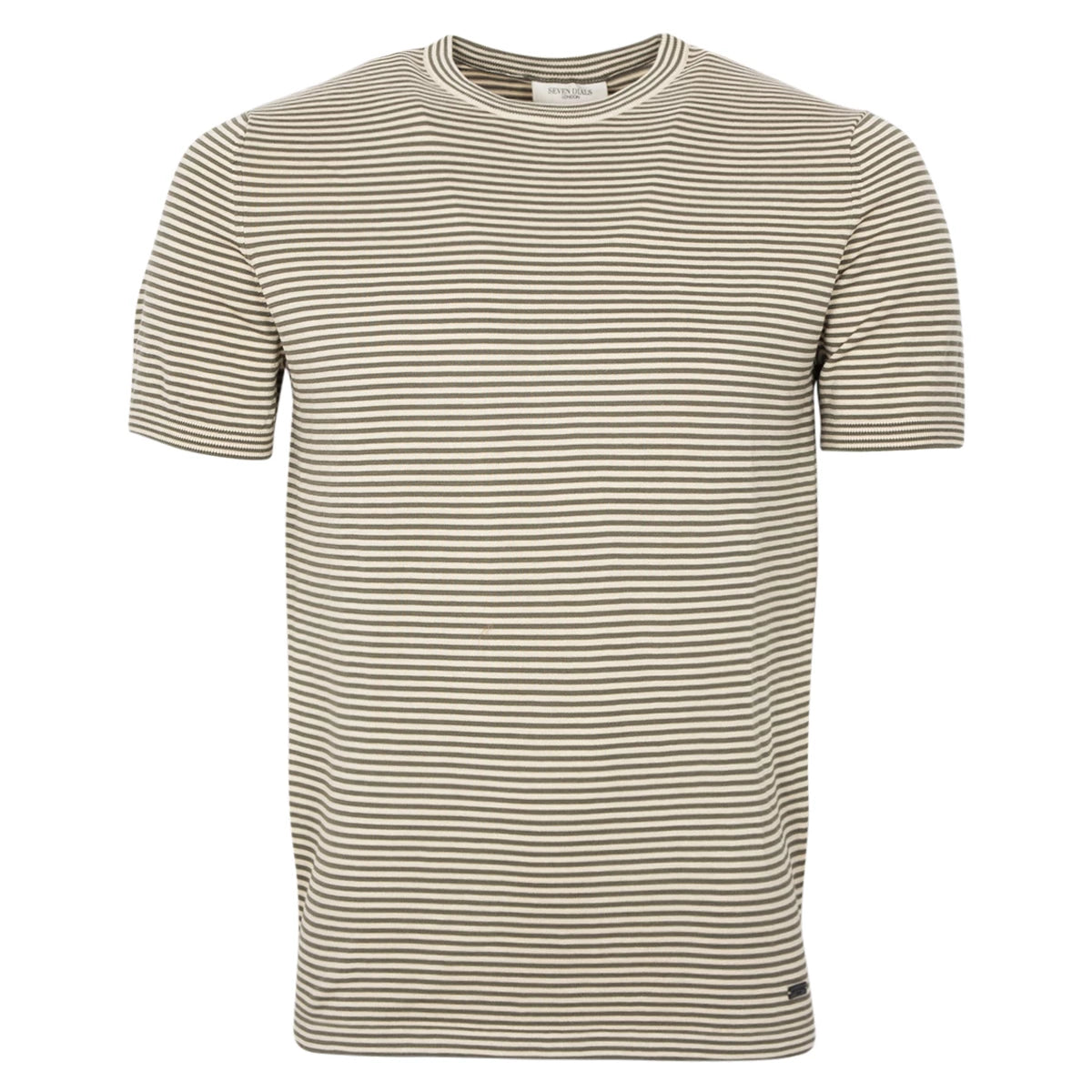 SEVEN DIALS T-shirt groen wit | Charsly