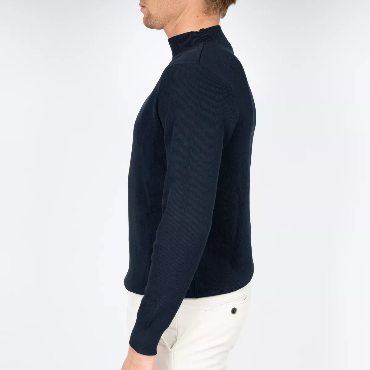 SEVEN DIALS Turtleneck Trui Donkerblauw | Teon