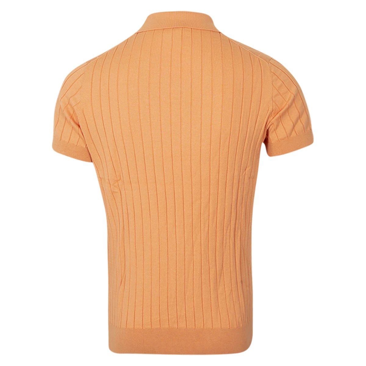 SEVEN DIALS Westen knitted polo koraal