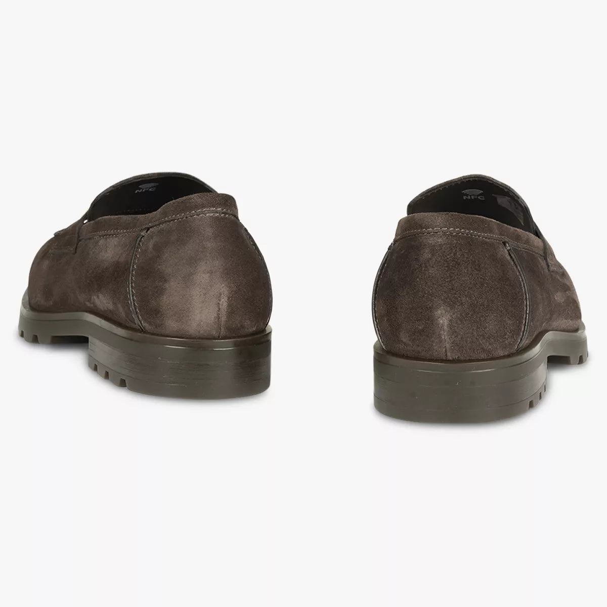 Santoni Loafer Bruin Suède | Penny Loafer