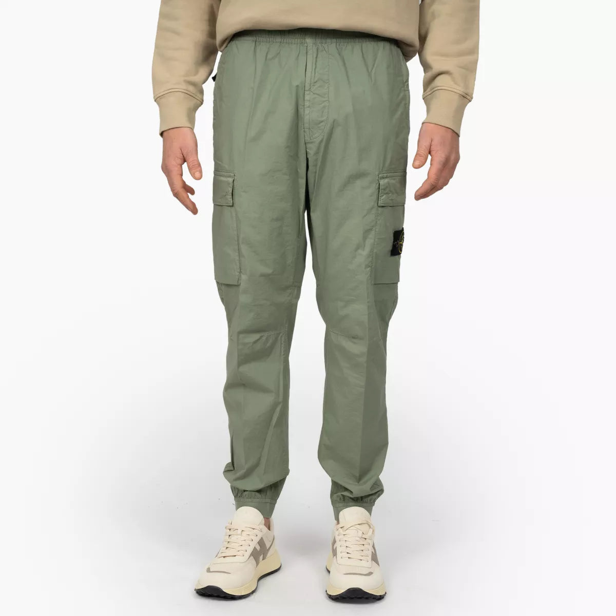 Stone Island Cargopants Sage Groen | Paracadute