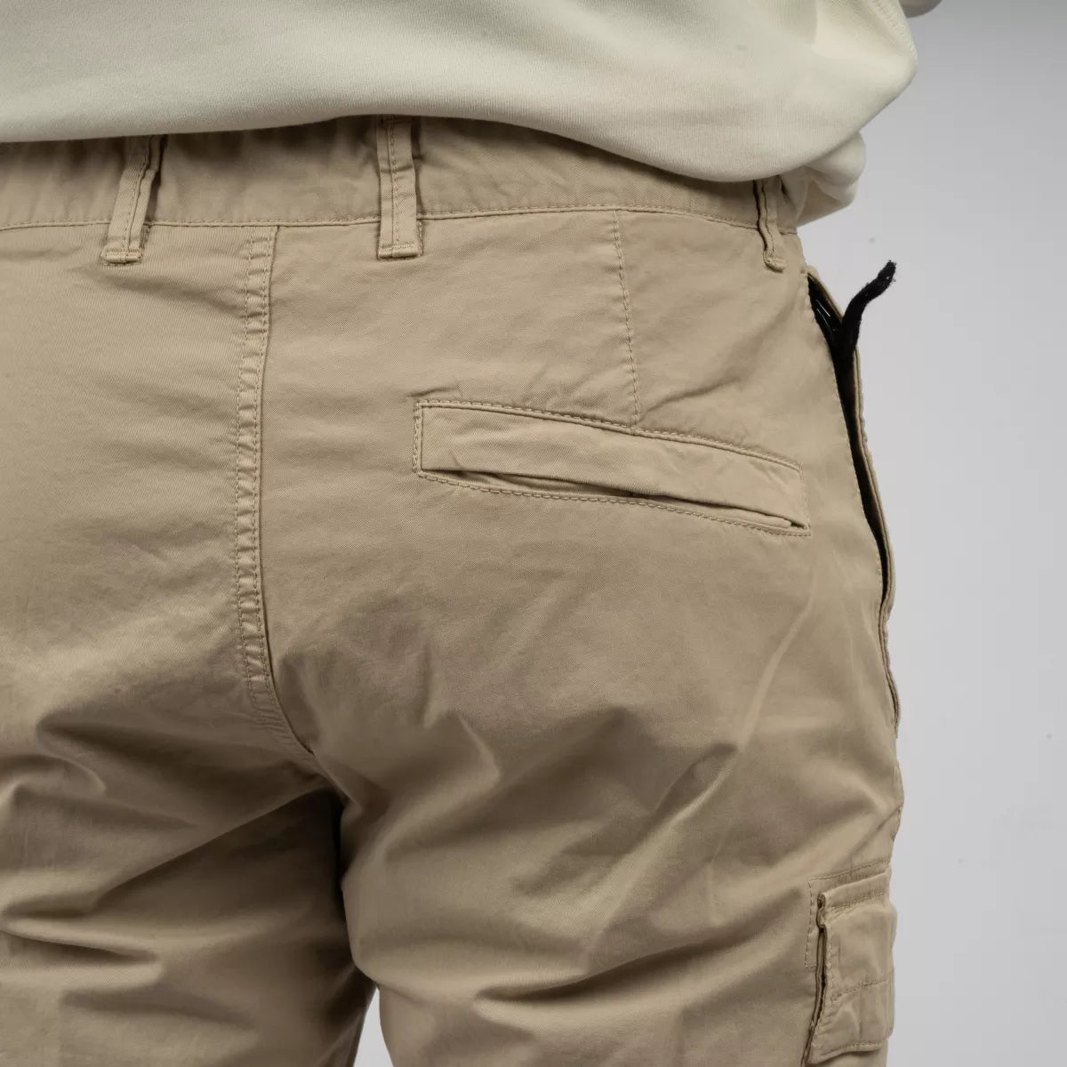 Stone Island Cargopants Zand | Supima Cotton Twill