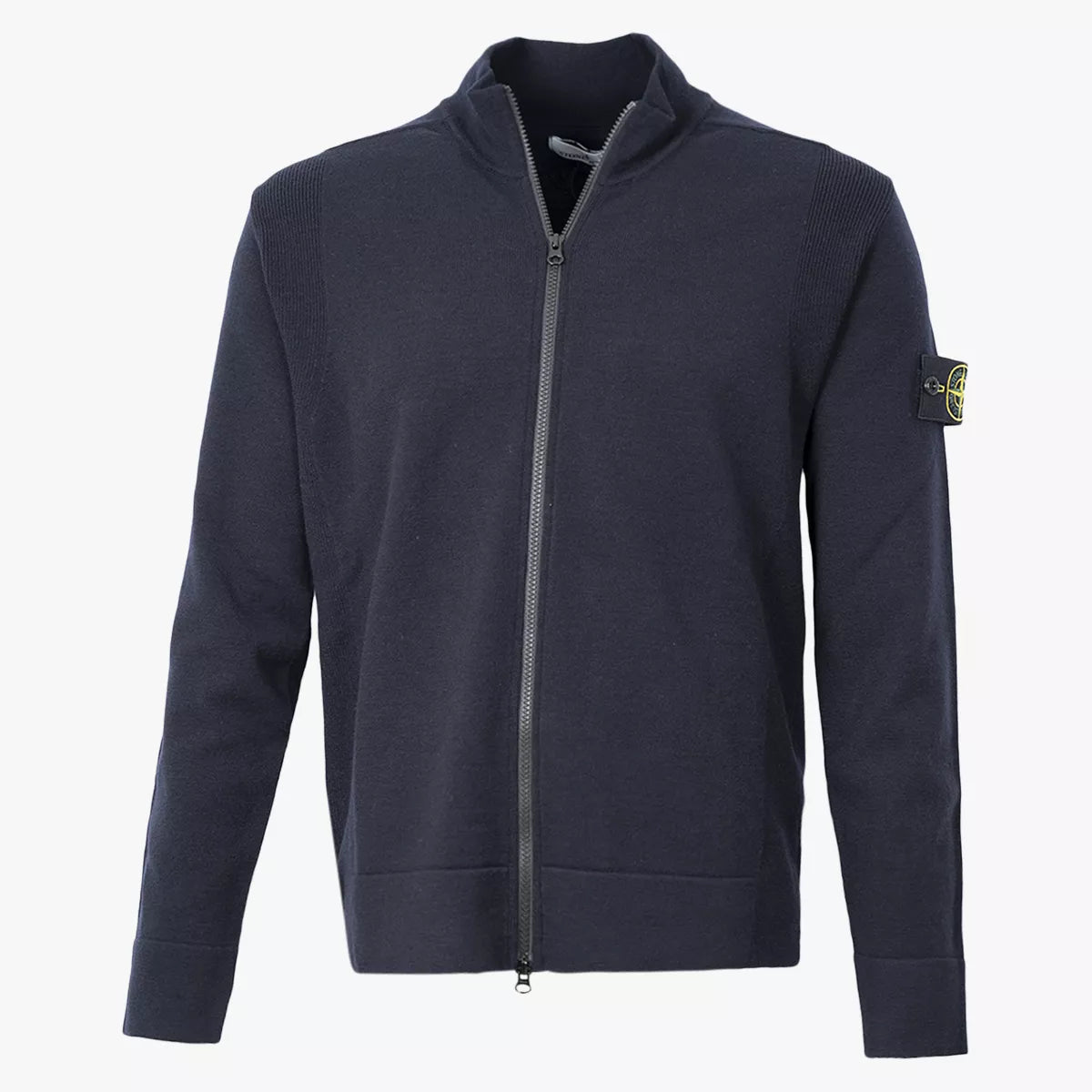 Stone Island Gebreid Vest Donkerblauw | 503A1 STRETCH RWS WOOL