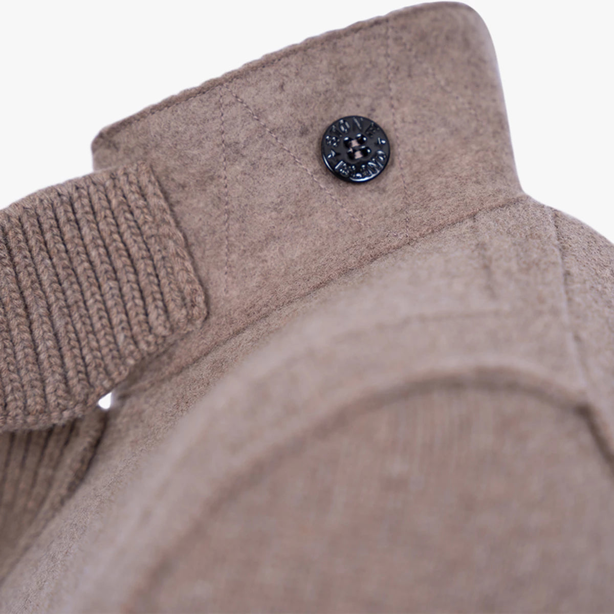 Stone Island Gebreid Vest donkerbruin | 547A3 LAMBSWOOL