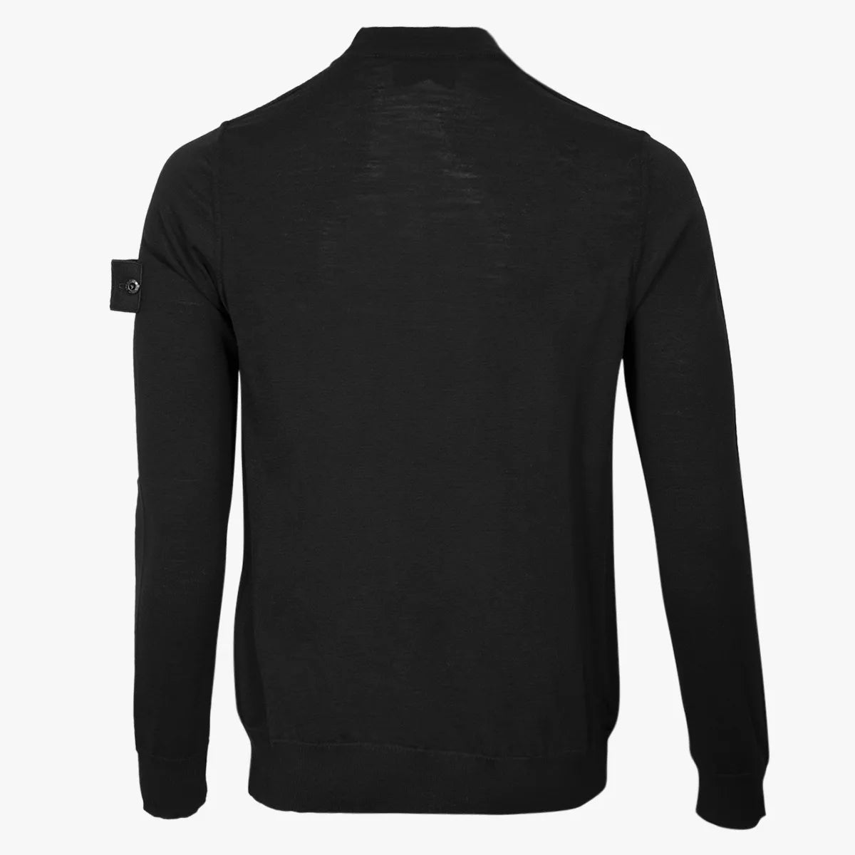 Stone Island Gebreide Crewneck Trui Zwart | Ghost