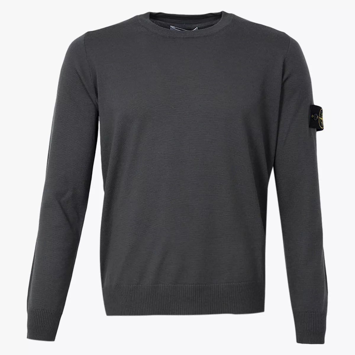 Stone Island Gebreide Trui Donkergrijs | 510C4 LIGHT PURE RWS WOOL