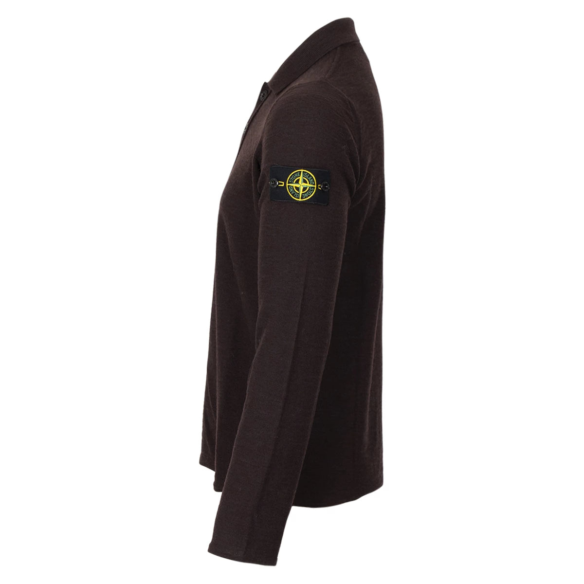 Stone Island Gebreide trui met knopen bruin