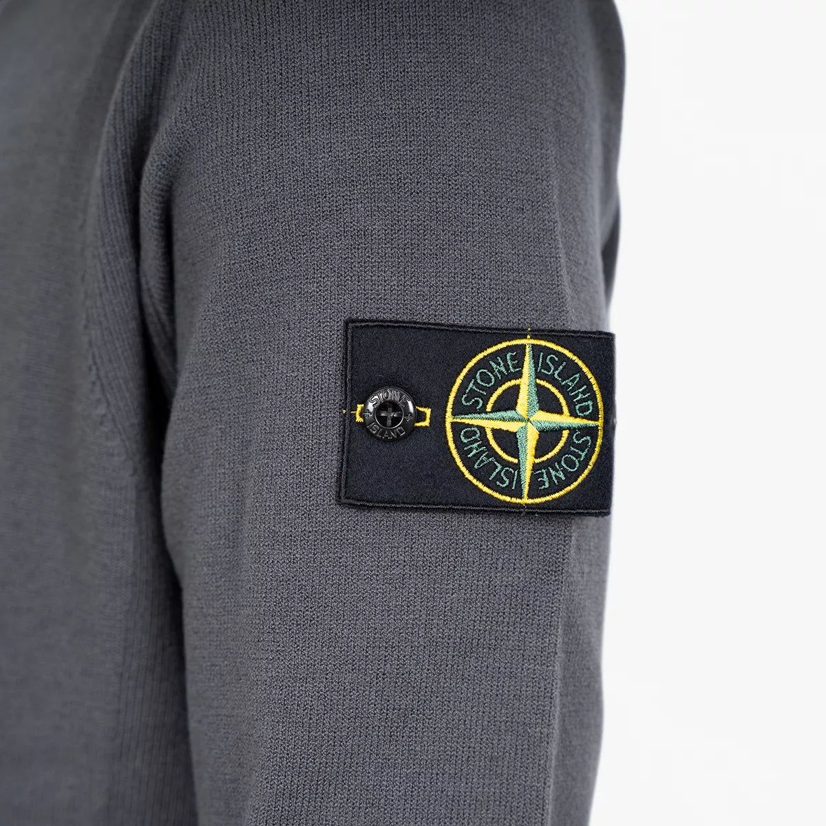 Stone Island Gebreide trui met rits grijs