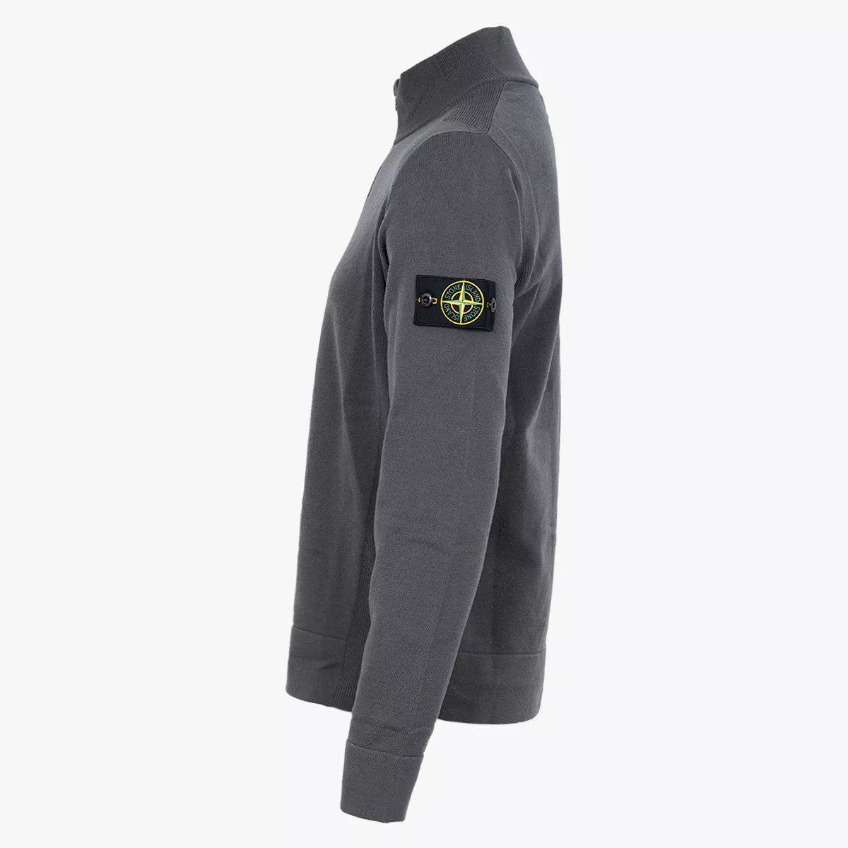 Stone Island Gebreide trui met rits grijs