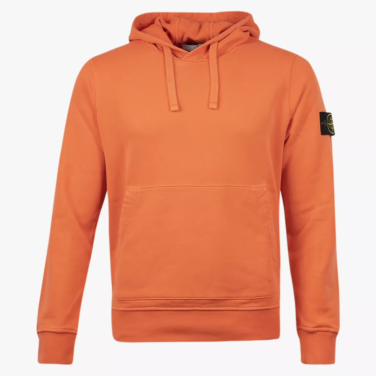 Stone Island Hoodie Oranje | Cotton Fleece