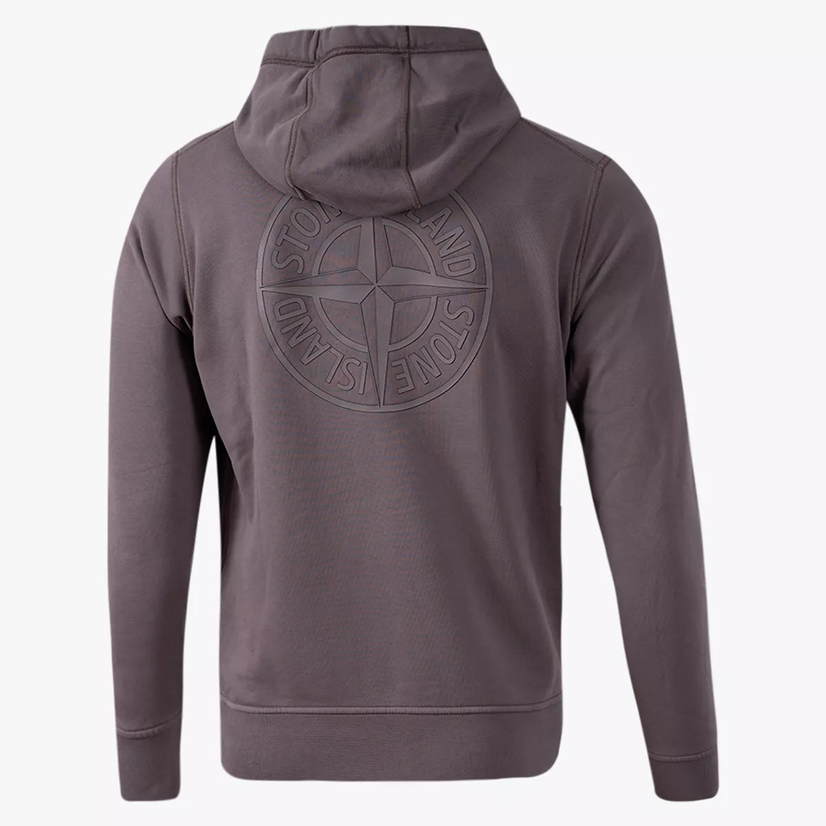 Stone Island Hoodie met Backprint Bruin | 'Institutional Two' Print