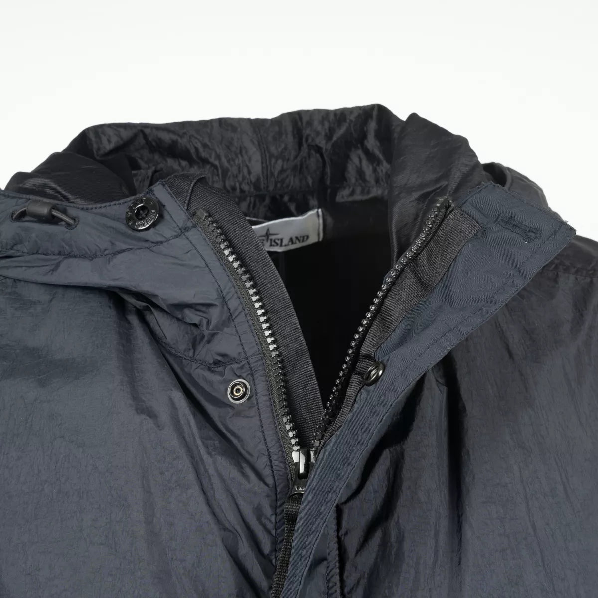 Stone Island Jack Donkerblauw | Crinkle Reps