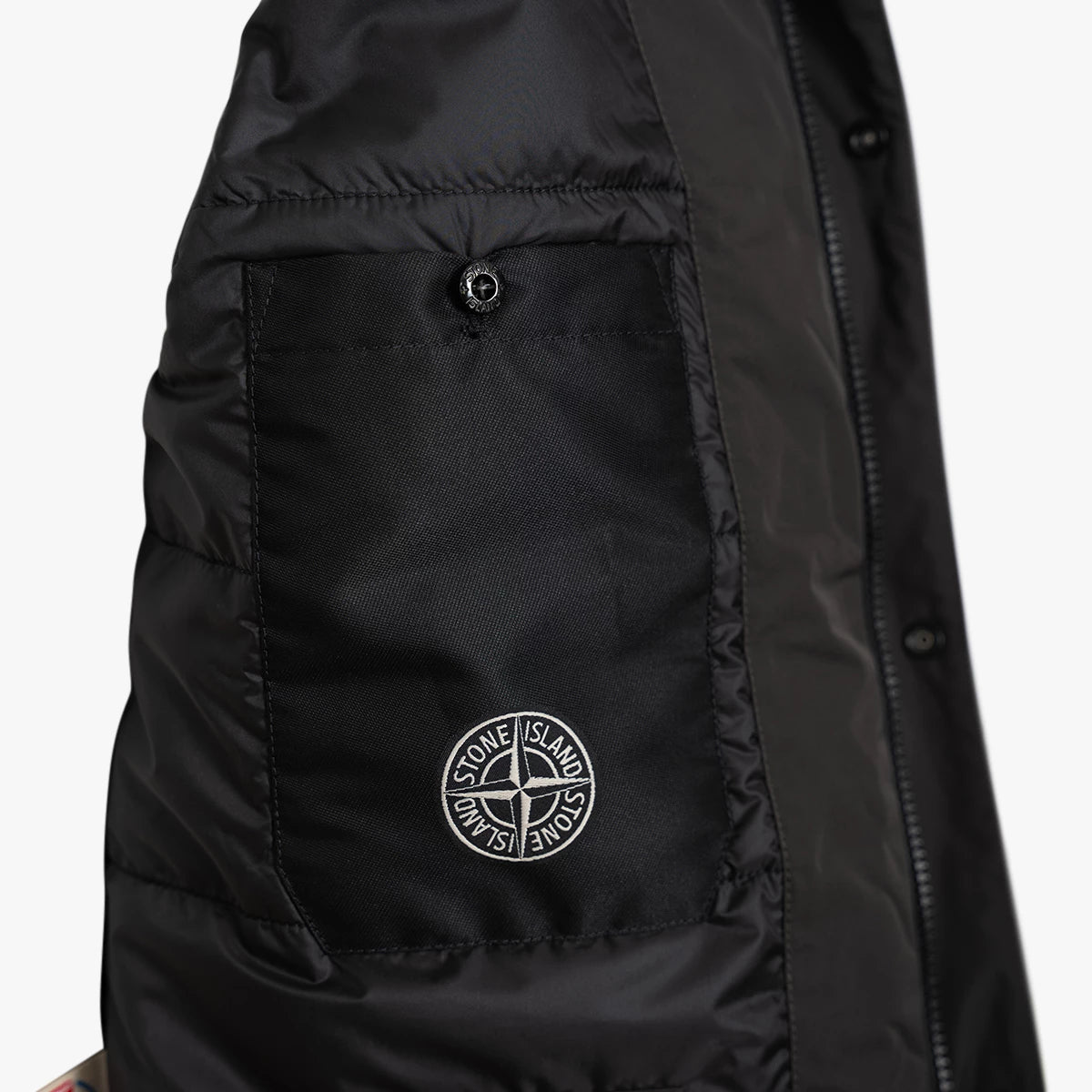 Stone Island Jas donkergrijs | micro twill