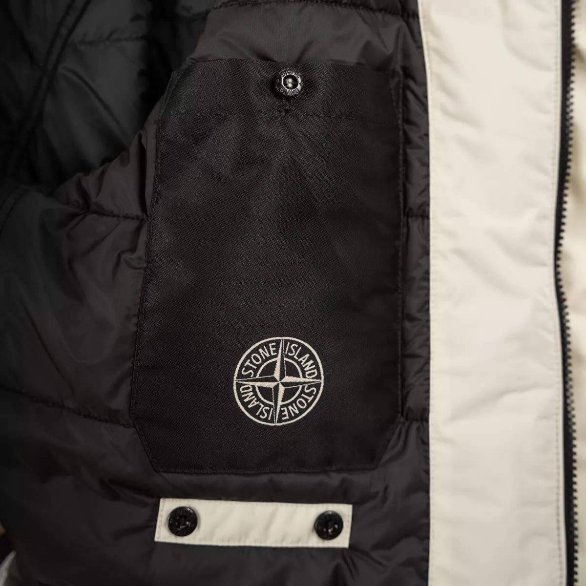 Stone Island Jas zand | micro twill