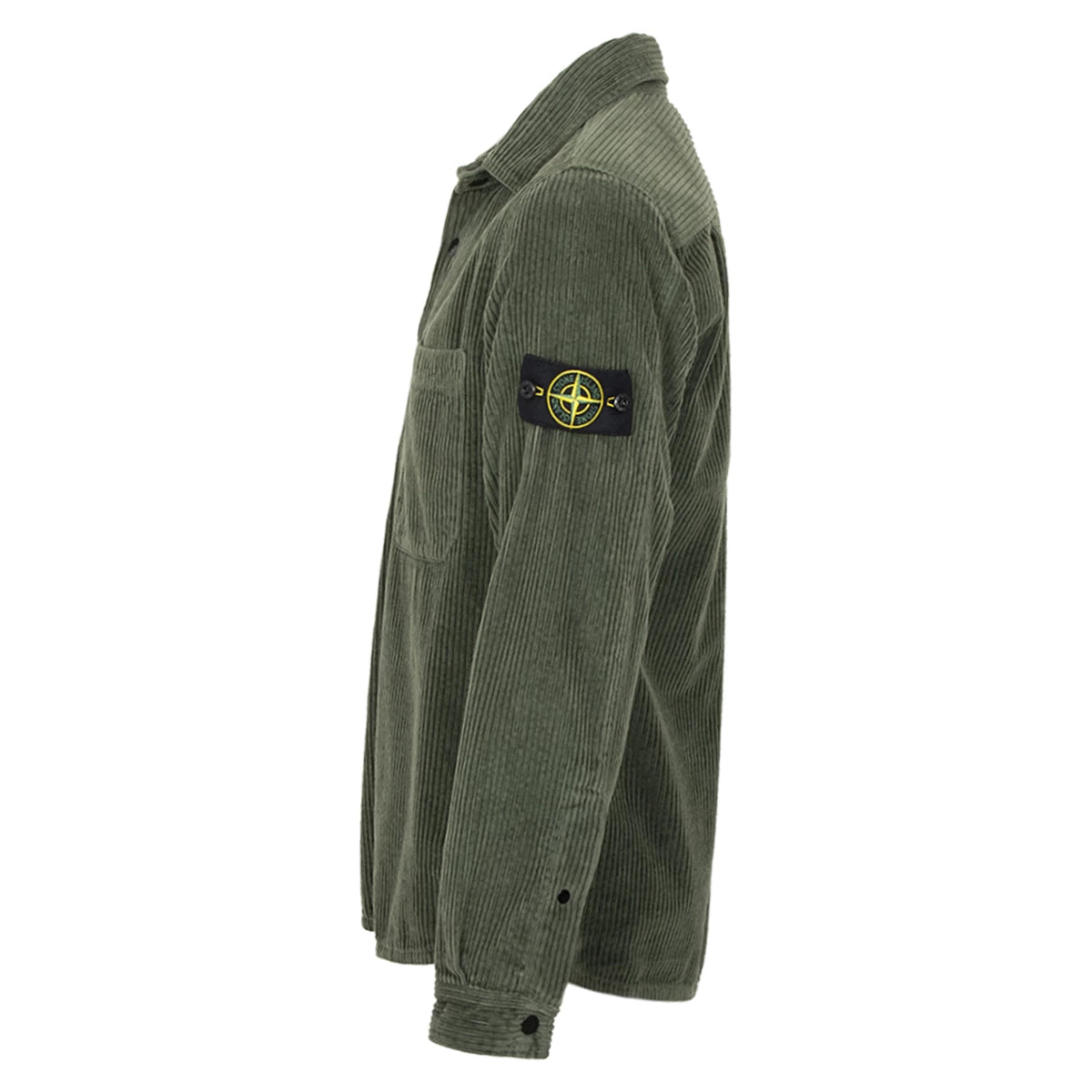 Stone Island Overshirt groen corduroy