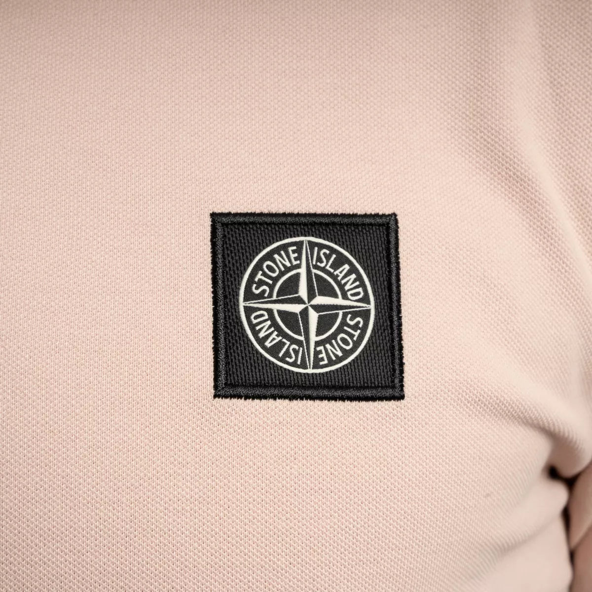 Stone Island Polo Licht Roze | Cotton Piqué