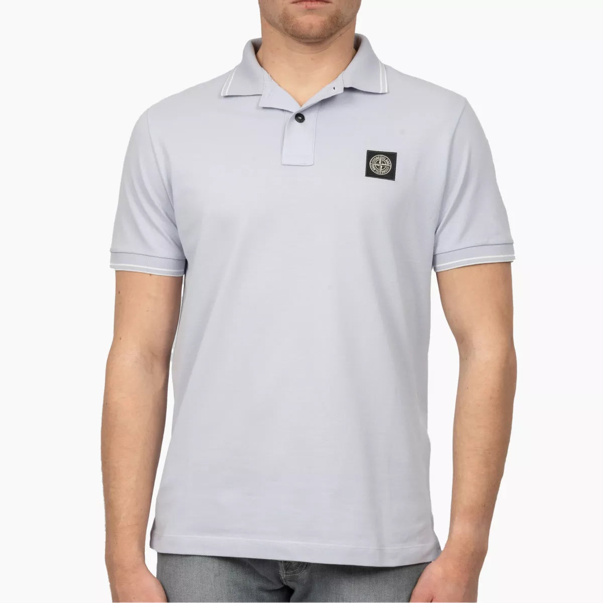 Stone Island Polo Lila | Cotton Piqué