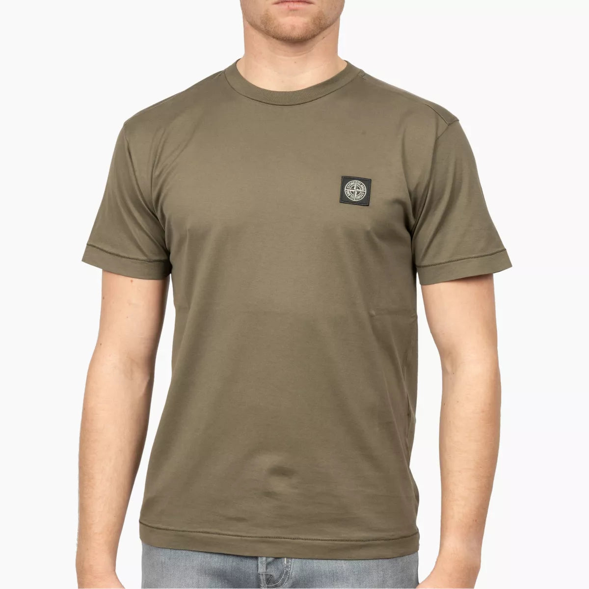 Stone Island Shirt Groen | Cotton Jersey