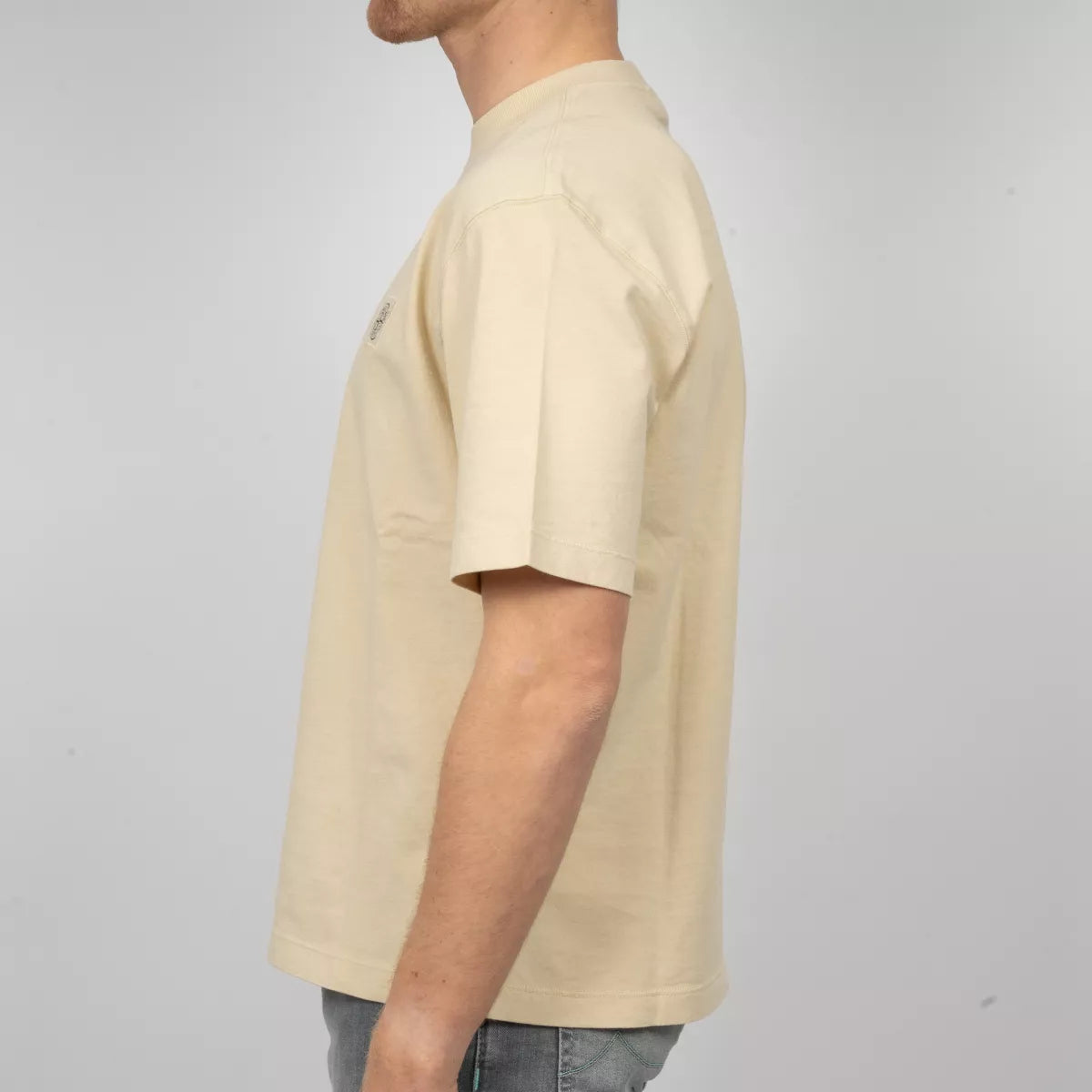 Stone Island Shirt Zand | Combed Cotton Jersey