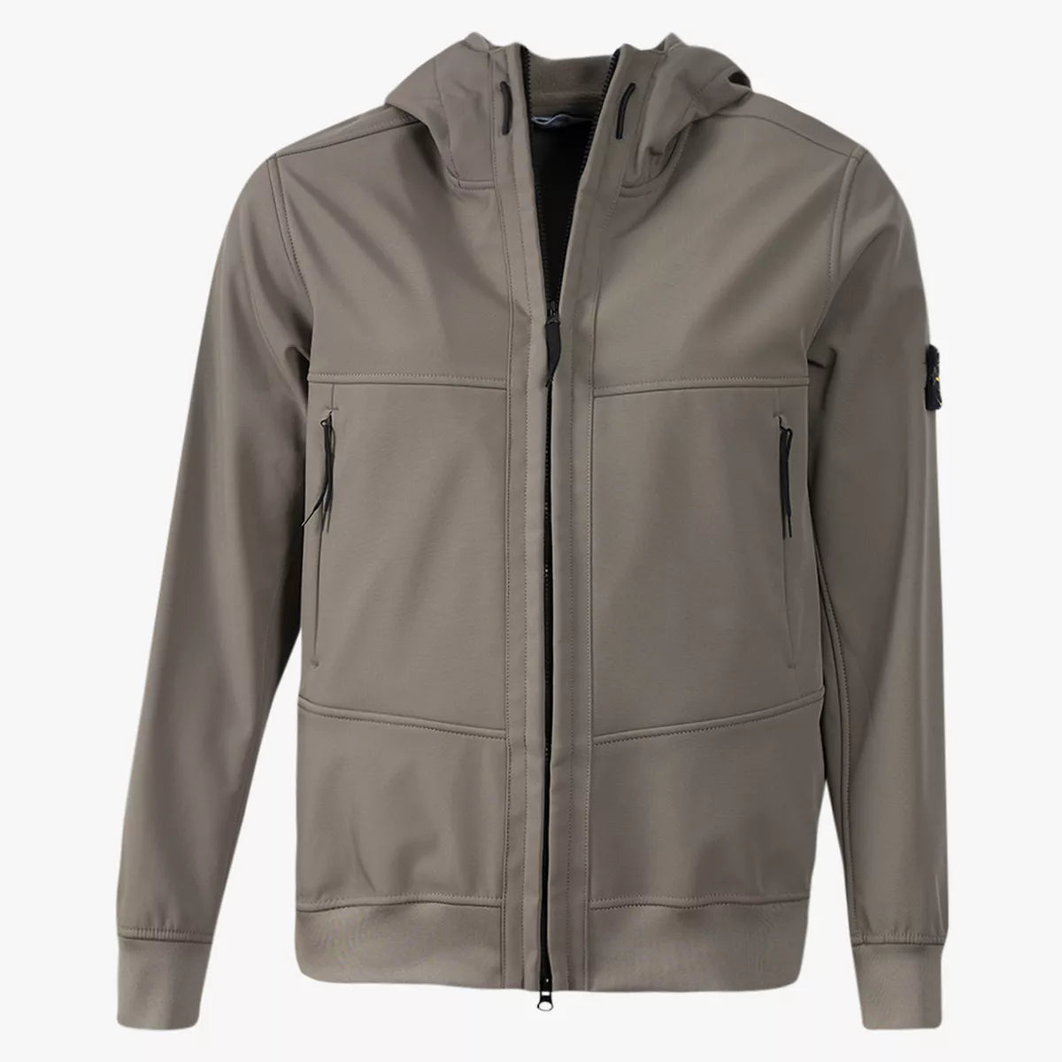 Stone Island Softshell Jas Bruin | SOFT SHELL-R_E.DYE