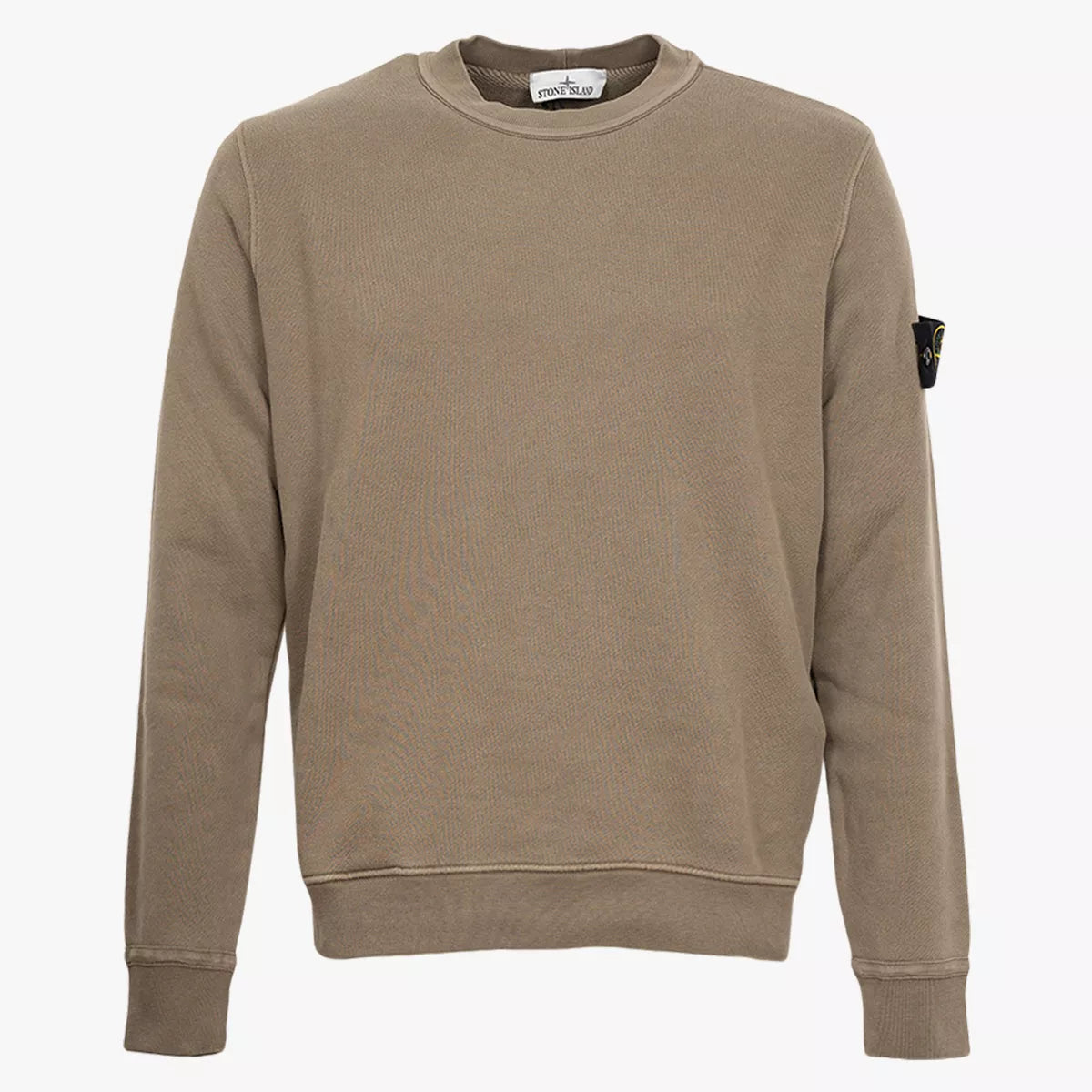 Stone Island Sweater Bruin | 'OLD' EFFECT