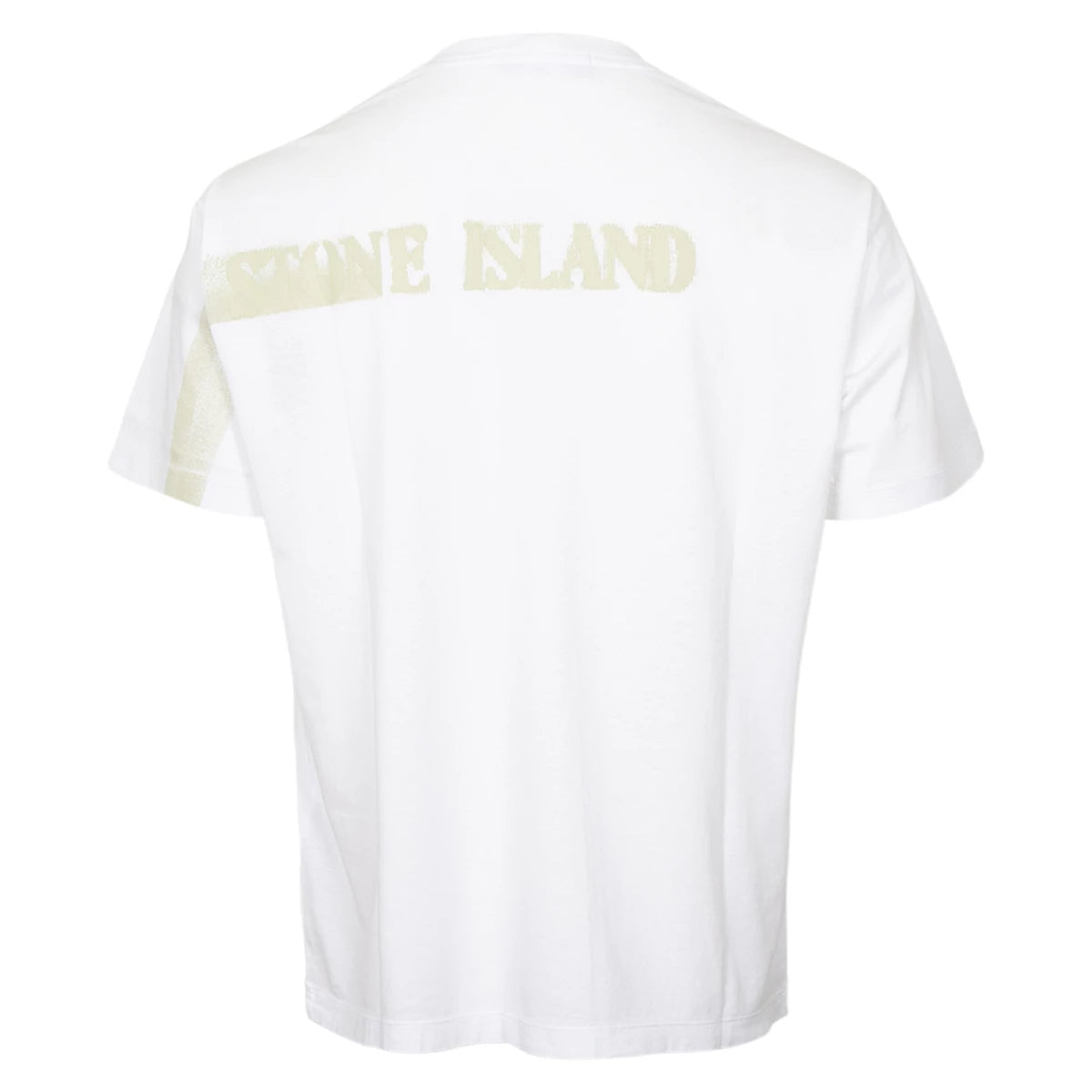 Stone Island T-shirt wit | Backprint