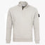 Stone Island Trui met rits Grijs | BRUSHED ORGANIC COTTON FLEECE