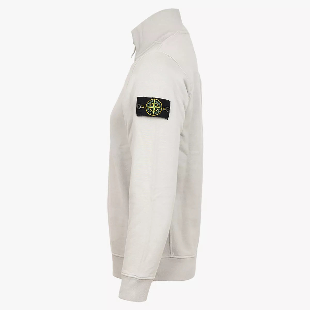 Stone Island Trui met rits Grijs | BRUSHED ORGANIC COTTON FLEECE