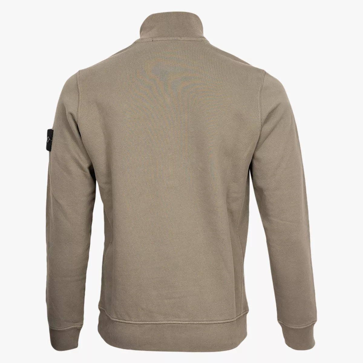 Stone Island Trui met rits bruin | BRUSHED ORGANIC COTTON FLEECE